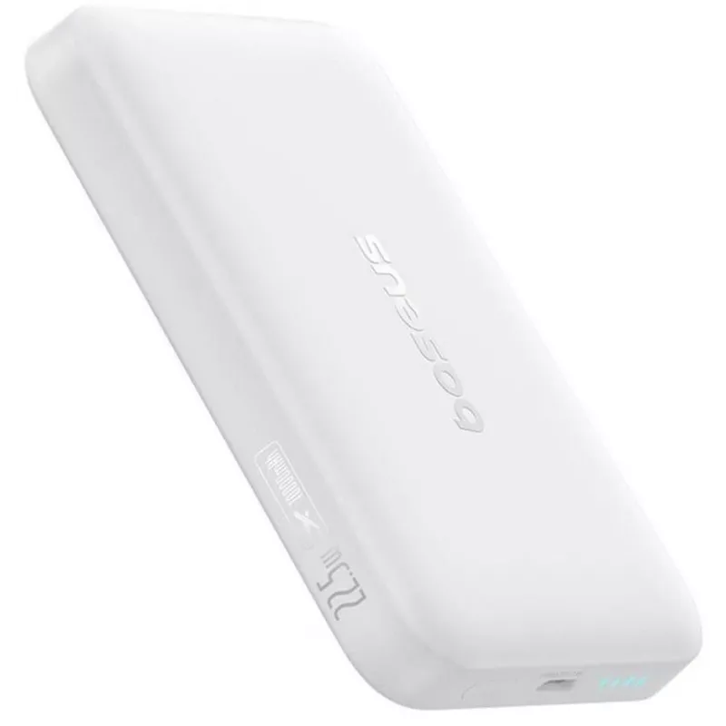 Baseus EnerFill FM11 power bank ultra-mini 10000 mAh 22.5W compatibile MagSafe bianco