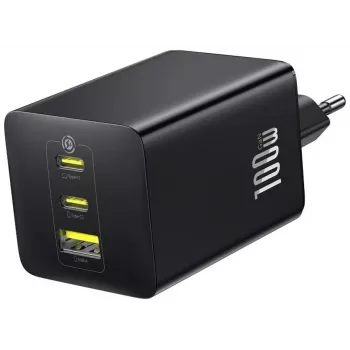 Baseus EnerFill FE11 caricatore 100W 2 x USB-C + USB-A - nero