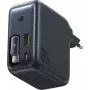 Baseus EnerCore CJ11 alimentatore GaN 100W con cavo USB-C retrattile, 2 connettori USB-C e 1 USB-A, nero