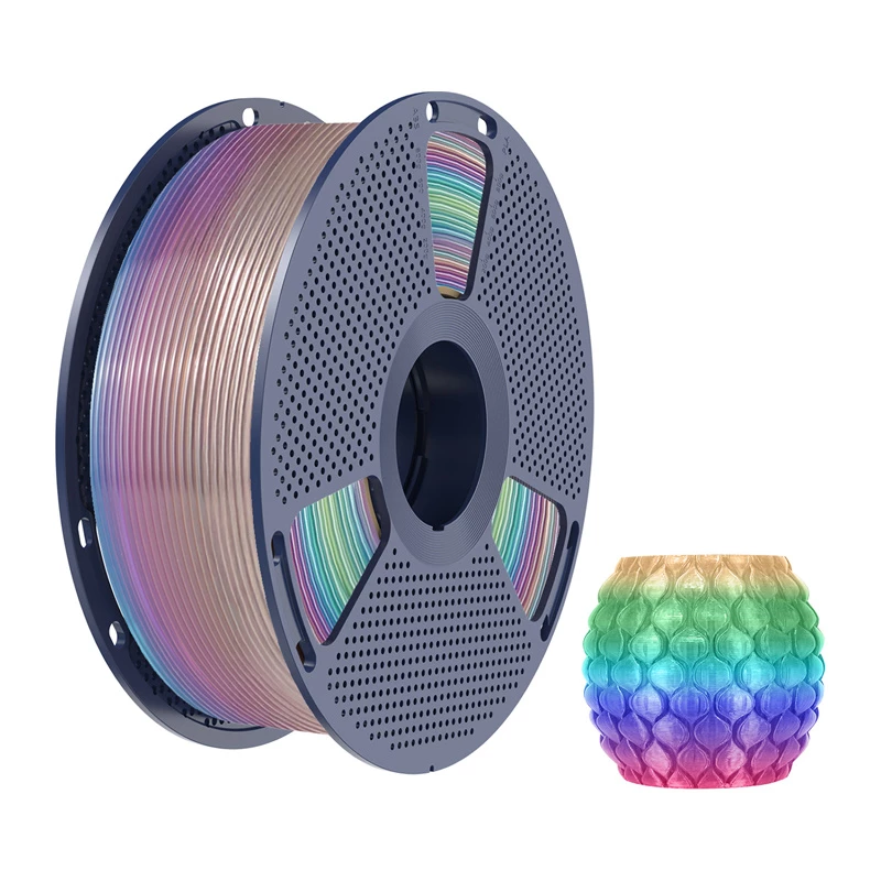SUNLU PLA Transparent Rainbow Filament 1,75 mm 1 kg per stampanti 3D