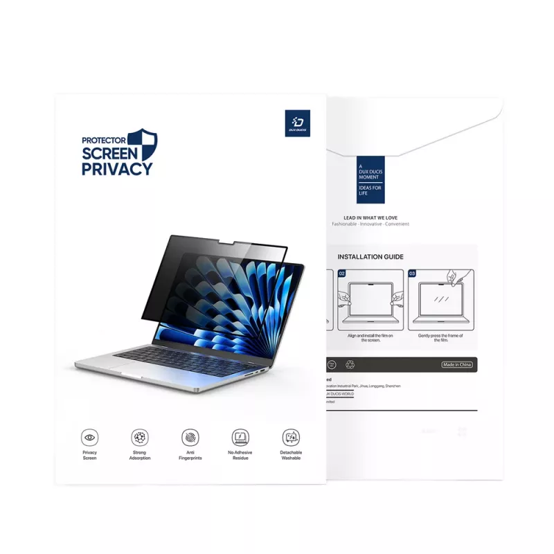 DUX DUCIS Privacy Film per MacBook Pro 15'' (2017/2018) - filtro magnetico per la privacy