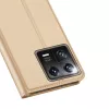 Dux Ducis Skin Pro Custodia a libro per Xiaomi 13, portafoglio con vano portacarte e supporto, oro
