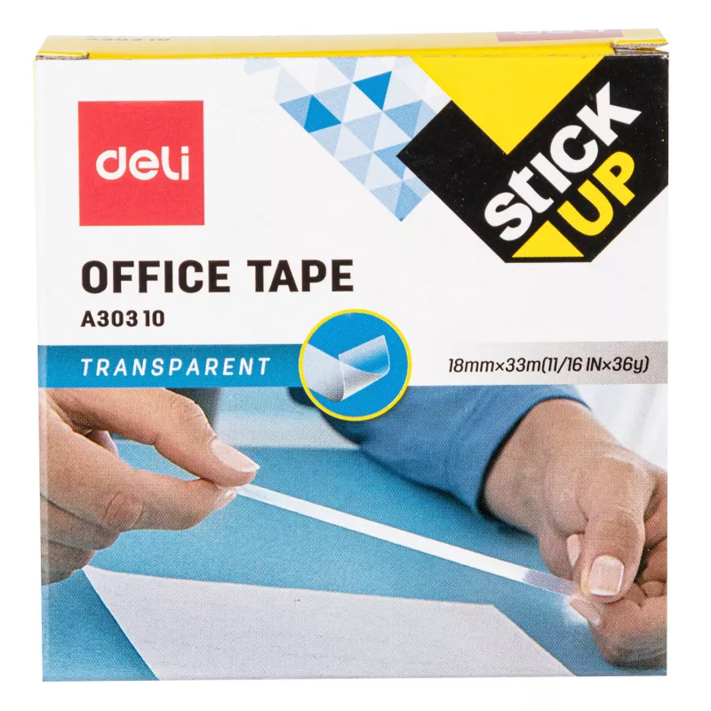Deli nastro adesivo trasparente D260104, 18 mm x 33 m