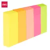 Deli Note adesive con indici PP Stick Up 100 pz. colorate