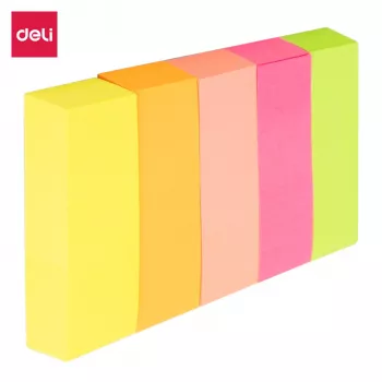 Deli Note adesive con indici PP Stick Up 100 pz. colorate