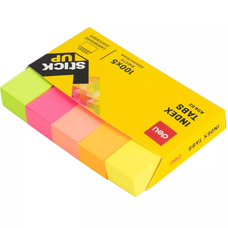 Deli Note adesive con indici PP Stick Up 100 pz. colorate