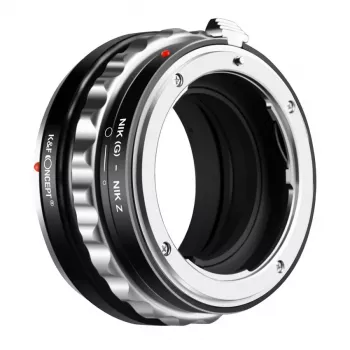 K&F Concept Adattatore per obiettivo Nikon F (G/AF-S) su Nikon Z, nero, modello KF06.369
