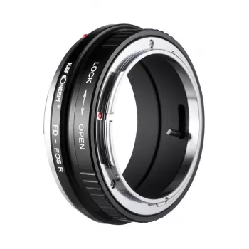 K&F Concept Adattatore per obiettivo Canon FD su Canon RF (nero)