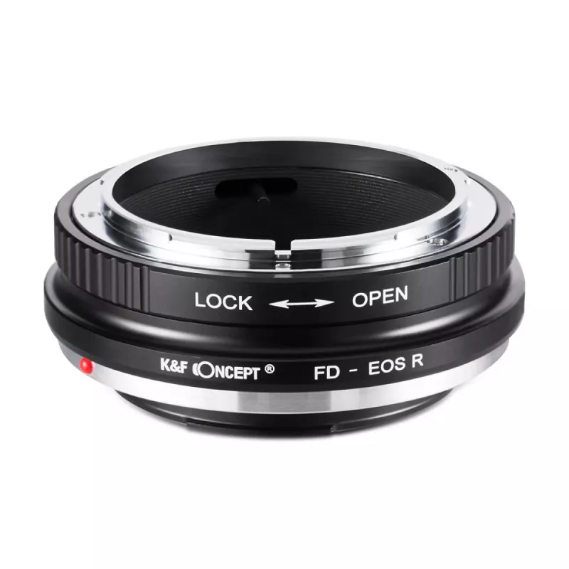 K&F Concept Adattatore per obiettivo Canon FD su Canon RF (nero)