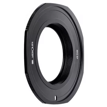 K&F Concept Adattatore per obiettivo PRO Canon EOS EF/EF-S su corpo macchina M42 - nero
