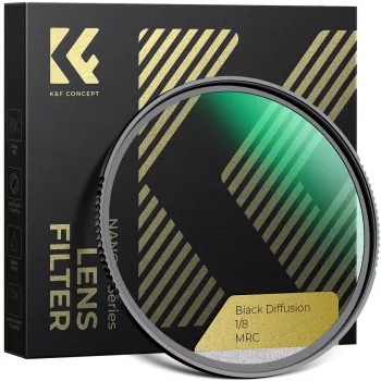 K&F Concept Filtro Black Diffusion 1/8 43mm HD Nano Coating