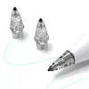 Metapen Air-Flex Tips - Trasparente (confezione da 4) punte di ricambio per Metapen Pencil A8, A11, M1