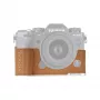 PGYTECH mezza custodia in pelle per fotocamera Fujifilm X-T5 marrone
