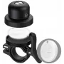 MiLi MiBell AND campanello smart per bici con allarme antifurto e tracciamento GPS, nero