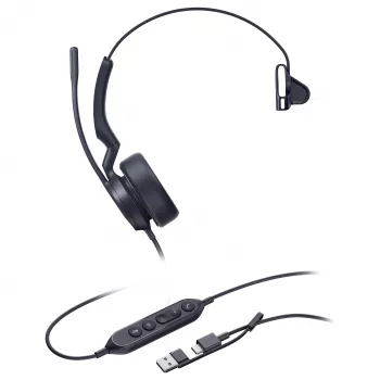 Yealink cuffia UH 44 Mono USB-C/A