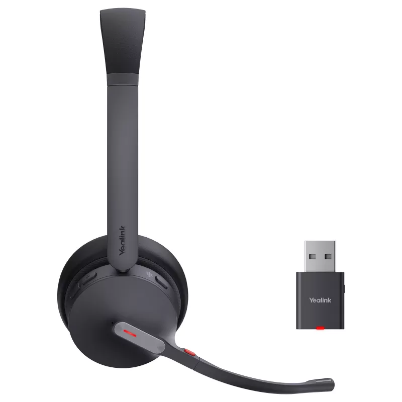 Yealink cuffia WH64 Hybrid Dual con base di ricarica