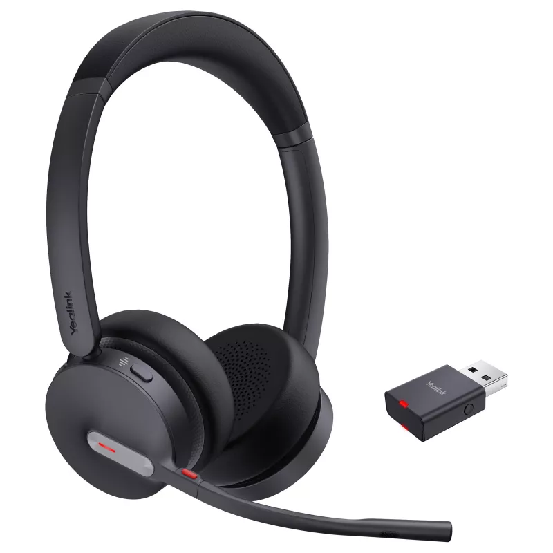Yealink cuffia WH64 Hybrid Dual con base di ricarica