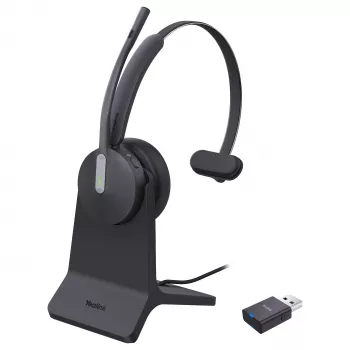 Yealink WH64 Hybrid Mono cuffia DECT/Bluetooth con base di ricarica