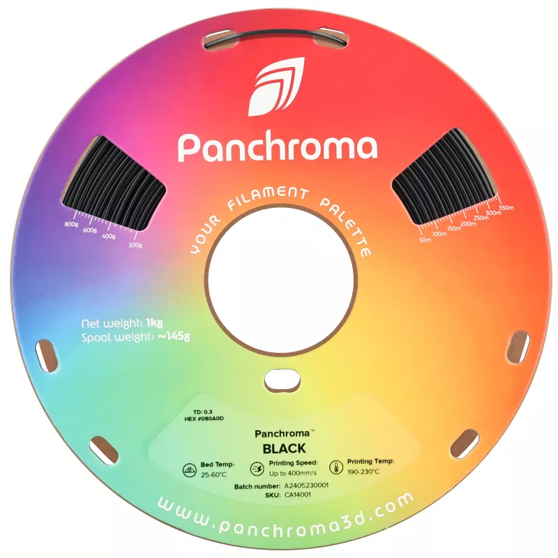 Filamento per stampante 3D Polymaker Panchroma CoPE, 1,75 mm, 1 kg, nero