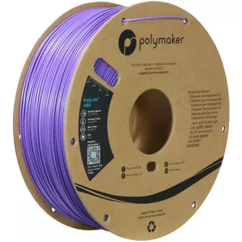 Polymaker PolyLite ABS filamento per stampante 3D, 1,75 mm, 1 kg, Galaxy Purple