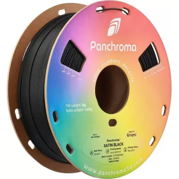 Polymaker Panchroma PLA Satin filamento per stampante 3D, 1,75 mm, 1 kg, nero