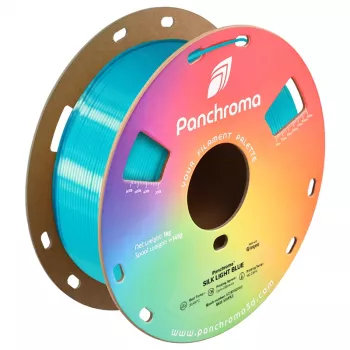 Polymaker Panchroma PLA Silk filamento per stampante 3D, 1,75 mm, 1 kg, Light Blue