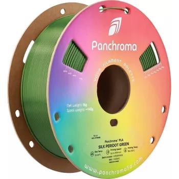 POLYMAKER Panchroma PLA Silk filamento Peridot Green 1.75 mm 1 kg