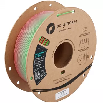 Polymaker HT-PLA filamento per stampante 3D, 1,75 mm, 1 kg, Gradient Rainbow
