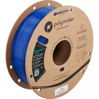 Polymaker PETG filamento per stampante 3D, 1,75 mm, 1 kg, blu (PB05006)