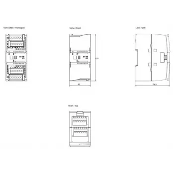 Siemens SIMATIC S7-1200 modulo di ingresso analogico SM 1231 RTD 4 AI 6ES7231-5PD32-0XB0