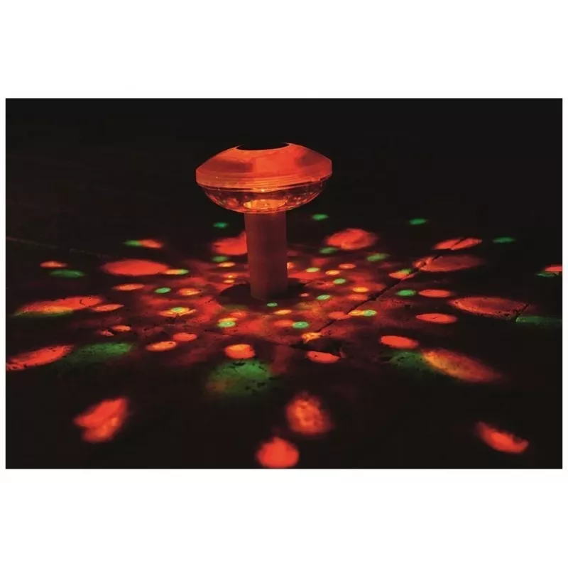 Bestway Lampada solare per piscina 18 cm luce LED galleggiante 7 colori a rotazione