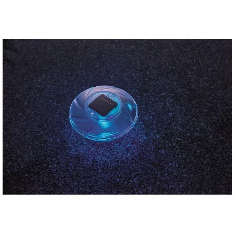 Bestway Lampada solare per piscina 18 cm luce LED galleggiante 7 colori a rotazione