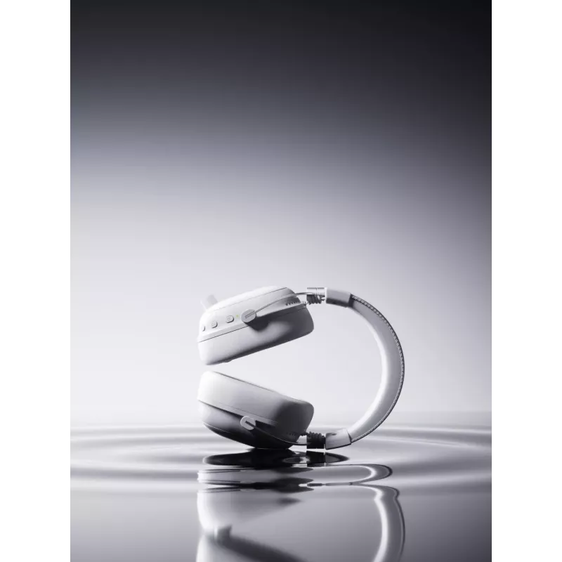 Cuffie gaming wireless MCHOSE V9 Turbo, bianco
