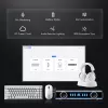 Cuffie gaming wireless MCHOSE V9 Turbo, bianco