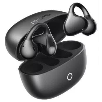 realme Buds Clip Czarne Black auricolari con jack da 3,5 mm e microfono
