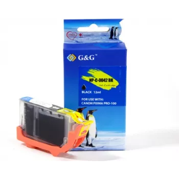 G&G Ninestar cartuccia d'inchiostro compatibile per Canon CLI-42BK (6384B001) nero