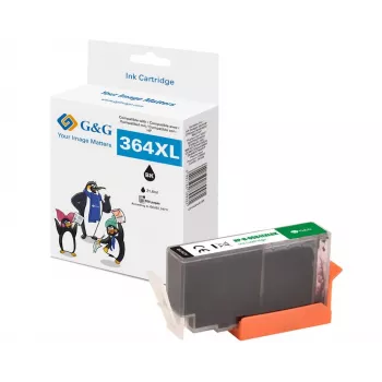 G&G Ninestar cartuccia d'inchiostro compatibile XL per HP 364XL / CB321EE