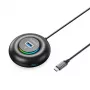 ORICO YXR4-C3 hub USB-A 3.0 RGB 4 porte con ingresso audio/microfono, cavo 1,8 m - nero