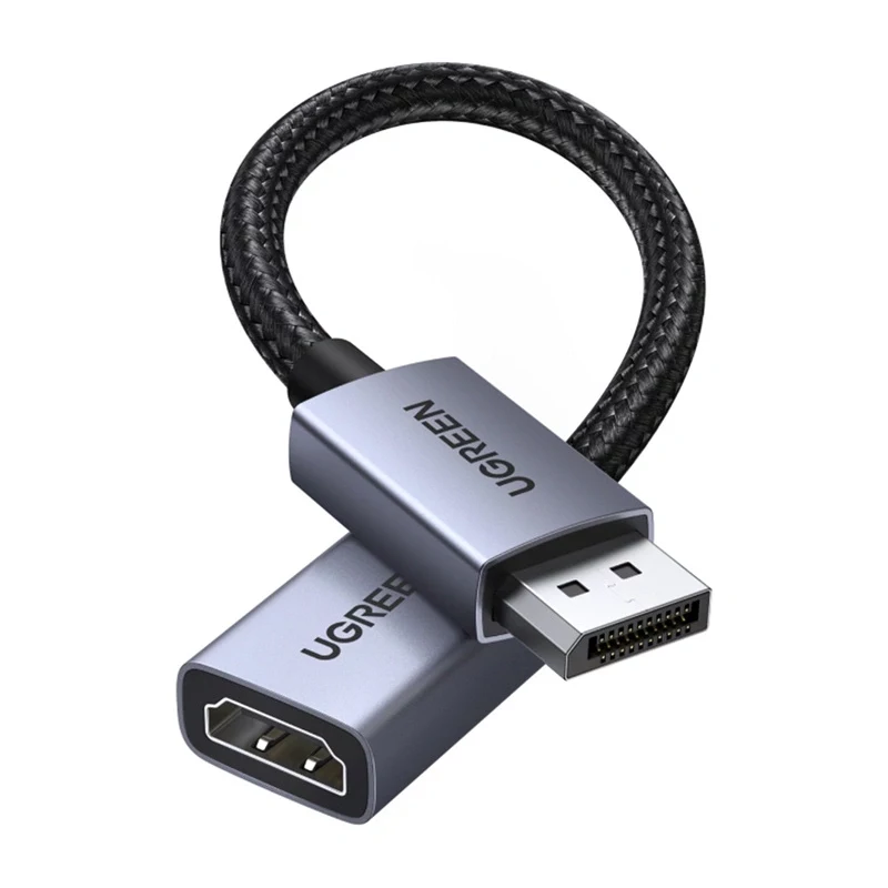 Ugreen Cavo adattatore DisplayPort a HDMI 4K 30Hz unidirezionale nero 1,5m