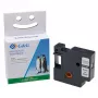 G&G nastro etichette 12mm x 7m nero su trasparente compatibile con Dymo D1/45010/S072050