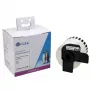 G&G rotolo etichette continuo 62mm x 30,48m nero su bianco compatibile con Brother DK-22205