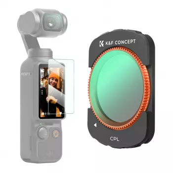 K&F Concept filtro polarizzatore circolare CPL HD MRC 12 strati per DJI Osmo Pocket 3 (KF01.2532)