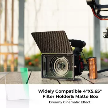 K&F Concept Black Diffusion 1/8 filtro 4x5.65 inch per Matte Box
