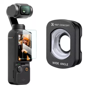 KF obiettivo grandangolare 112° per DJI Osmo Pocket 3 / 4 - Kf01.2612