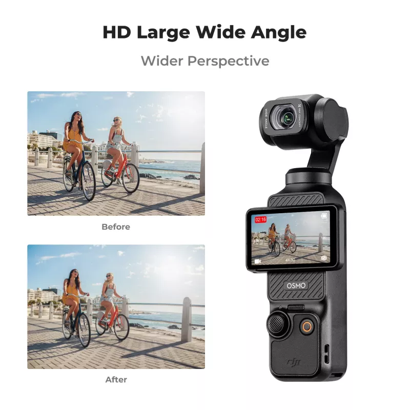 KF obiettivo grandangolare 112° per DJI Osmo Pocket 3 / 4 - Kf01.2612