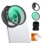 K&F Concept Filtro Polarizzatore Circolare CPL HMC 67mm per Smartphone