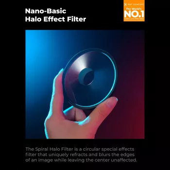 K&F Concept Nano-B Filtro Halo Spiral Swirl Blur 58mm