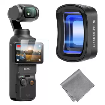 K&F Concept Obiettivo Anamorfico 1.2x Filtro Magnetico per DJI Osmo Pocket 3 (KF01.2700)