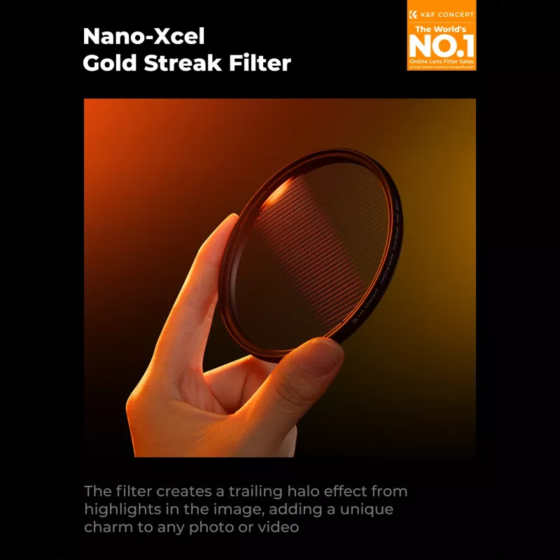 K&F Nano-X MRC Filtro Effetto Gold Streak 52mm
