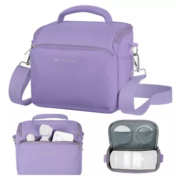 K&F Concept Borsa Fotografica Tracolla per DSLR Drone Gimbal, viola, KF13.179V7